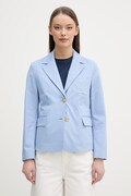 Tommy Hilfiger giacca monopetto da donna con cotone blu WW0WW47179
