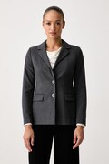 United Colors of Benetton giacca monopetto da donna grigia 2L4HDW02W