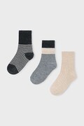 Mayoral skarpetki dziecięce 3-pack kolor szary 10052
