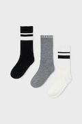 Mayoral șosete copii 3-pack culoarea gri, 10053
