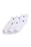 Nogavice Polo Ralph Lauren 6-pack bela barva, 455950427