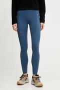 Fjallraven legginsy sportowe Abisko damskie kolor niebieski gładkie F84773-534