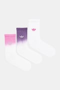 adidas Originals șosete Ombre Cr S 3-pack culoarea alb, JX5220