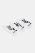 PLEIN SPORT skarpetki 3-pack kolor biały FAEC UUY0034 STE003N