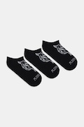 PLEIN SPORT skarpetki 3-pack kolor czarny FAEC UUY0034 STE003N