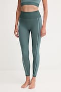 Hummel jambiere de yoga culoarea verde, cu imprimeu, 230429