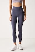 Puma legginsy damskie Shapeluxe Tight fioletowe high waist 527463