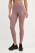 New Balance legginsy treningowe damskie kolor brązowy z nadrukiem WP51126EAS
