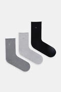 Calvin Klein skarpetki 3-pack kolor szary 701234368