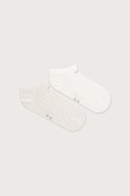Calvin Klein ponožky dámske 3-pak béžové 701234369