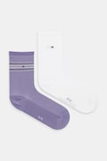 Ponožky Tommy Hilfiger 2-pack fialová barva, 701236458