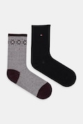 Κάλτσες Tommy Hilfiger 2-pack χρώμα: μπορντό, 701236502