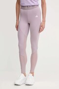 adidas Performance legginsy treningowe HYGLM damskie kolor różowy wzorzyste JX7345