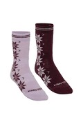 Kari Traa skarpetki VINST 2-pack kolor fioletowy 611374