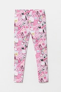 Guess legginsy dziecięce kolor różowy wzorzyste K5YB00 K6YW4