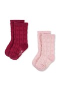 Παιδικές κάλτσες Konges Sløjd 2 PACK FINE JAQUARD SOCKS 2-pack χρώμα: κόκκινο, KS103635