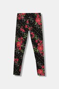 Guess legginsy dziecięce kolor czarny wzorzyste J5BB05 J1314