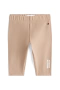 Легінси для немовлят Tommy Hilfiger колір коричневий однотонні KN0KN02074