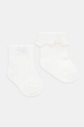 United Colors of Benetton șosete copii 2-pack culoarea bej, 6AO5A7004