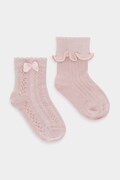 United Colors of Benetton șosete copii 2-pack culoarea bej, 6AO5A7004