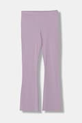 United Colors of Benetton leggins copii culoarea violet, uni, 3DKECF037