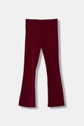 United Colors of Benetton leggins copii culoarea bordo, uni, 3DKECF037