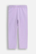 Coccodrillo legginsy niemowlęce kolor fioletowy gładkie HAPPY PUPPY GIRL NEWBORN