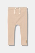 Jamiks legginsy dziecięce DUMBO kolor beżowy gładkie JZI139