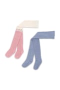 Konges Sløjd rajstopy dziecięce 2 PACK CHERRY LUREX TIGHTS 2-pack kolor niebieski KS103629