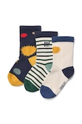 Liewood calzini per bambini Silas Socks 3-Pack pacco da 3 colore blu navy LW20014