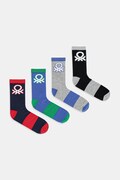United Colors of Benetton skarpetki dziecięce 4-pack kolor szary 6AO30704E