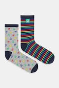 Дитячі шкарпетки United Colors of Benetton 2-pack колір сірий 6AO30704F