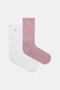 Дитячі шкарпетки United Colors of Benetton 2-pack колір рожевий 6AO50702A