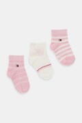 Παιδικές κάλτσες Tommy Hilfiger 3-pack χρώμα: ροζ, 701236342