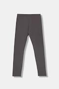 United Colors of Benetton legginsy dziecięce kolor szary gładkie 3K1CCF03M