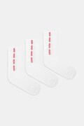 Шкарпетки HUGO 3-pack колір білий 50543076