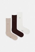 Calvin Klein skarpety męskie z bawełną 3-pack beżowe 701234208