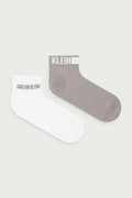 Calvin Klein ponožky pánske s bavlnou 3-pak hnedé 701234208
