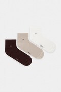 Calvin Klein skarpety męskie z bawełną 3-pack beżowe 701234209