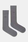 Κάλτσες BOSS 2-pack χρώμα: γκρι, 50547832
