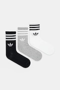 Nogavice adidas Originals 3-Stripes 3-pack bela barva, JV7403