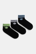 Čarape adidas Originals 3-Stripes 3-pack boja: crna, JV7440