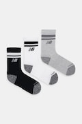 Ponožky New Balance 3-pack černá barva, LAS35210AS