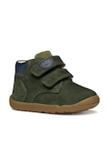 Geox încălțăminte din piele pentru copii MACCHIA culoarea verde, B164NC.03285