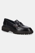 Gant mokasyny skórzane Ivyhill damskie kolor brązowy na płaskim obcasie 31531117