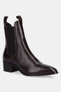 Gant botki skórzane St Broomly damskie kolor brązowy na słupku 31551094