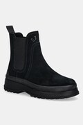 Gant sztyblety zamszowe Wintly damskie kolor czarny na płaskim obcasie lekko ocieplone 31553084