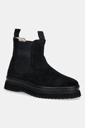 Gant sztyblety zamszowe Sistown damskie kolor czarny na platformie 31553102
