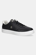 Tommy Hilfiger sneakersy skórzane ESSENTIAL ELEVATED COURT SNEAKER damskie kolor czarny FW0FW08680
