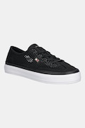 Ниски кецове Tommy Hilfiger TH OPEN MESH VULC SNEAKER в черно FW0FW08684